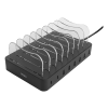 DELTACO USB Charging station 6 USB-A, 2 USB-C PD 75W DPS-0201