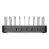 DELTACO USB Charging station 6 USB-A, 2 USB-C PD 75W DPS-0201