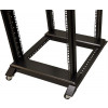TOTEN, 19" golvrack, 42U, 600x800mm, omonterat, svart