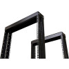 TOTEN, 19" golvrack, 42U, 600x800mm, omonterat, svart