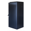 TOTEN System G, 19" golvskåp, 32U, 600x600, glasdörr fram, metalldörr G6.6632.9001