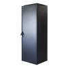 TOTEN System G, 19" golvskåp, 42U, 600x600, glasdörr fram, metalldörr G6.6642.9001