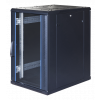 TOTEN System G, 19" golvskåp, 18U, 600x800, glasdörr fram, metalldörr G6.6818.9001