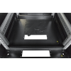 TOTEN System G, 19" golvskåp, 18U, 600x800, glasdörr fram, metalldörr G6.6818.9001