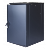 TOTEN System G, 19" golvskåp, 22U, 600x800, glasdörr fram, metalldörr G6.6822.9001