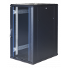 TOTEN System G, 19" golvskåp, 22U, 600x800, glasdörr fram, perforerad G6.6822.9801