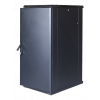 TOTEN System G, 19" golvskåp, 27U, 600x800, glasdörr fram, metalldörr G6.6827.9001