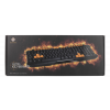 DELTACO GAMING tangentbord, anti-ghosting, USB, nordisk, svart/orange GAM-024