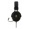 DELTACO GAMING Stereo Gaming Headset, 57mm element, LED-belysning, sva GAM-030