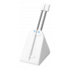WHITE LINE WA90 Mouse Bungee, White/Silver GAM-044-W