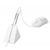 WHITE LINE WA90 Mouse Bungee, White/Silver GAM-044-W