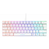 WHITE LINE WK85R Mechanical 60% keyboard, RGB, Red switches, CH layout GAM-075-W-CH