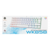 WHITE LINE WK85R Mechanical 60% keyboard, RGB, Red switches, CH layout GAM-075-W-CH
