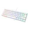 WHITE LINE WK85R Mechanical 60% keyboard, RGB, Red switches, DE layout GAM-075-W-DE