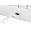 WHITE LINE WK85R Mechanical 60% keyboard, RGB, Red switches, DE layout GAM-075-W-DE