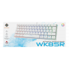 WHITE LINE WK85R Mechanical 60% keyboard, RGB, Red switches, DE layout GAM-075-W-DE