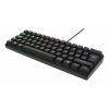 DELTACO GAMING Mekaniskt 60% RGB-tangentbord, röda brytare, 62 tangent GAM-075
