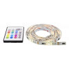 DELTACO GAMING LED-list, 2x50cm,12 olika färger,RGB, fjärrkontroll,USB GAM-114