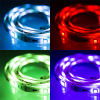 DELTACO GAMING LED-list, 2x50cm,12 olika färger,RGB, fjärrkontroll,USB GAM-114