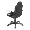 DELTACO GAMING DC120W Junior Gaming Chair, PU-leather, Black/White GAM-130-BW