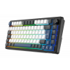 Möt DK480 – ett premium mekaniskt gamingtangentbord i 75%-format, utvecklat för gamers, kreatörer och tangentbordsentusiaster som ställer höga krav på både prestanda och komfort.Med en 5-lagers gasket-konstruktion erbjuder DK480 en mjukare och mer förfina