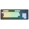 Möt DK490 – ett premium mekaniskt gamingtangentbord i 96%-format, utvecklat för gamers, kreatörer och tangentbordsentusiaster som ställer höga krav på både prestanda och komfort.Med en 5-lagers gasket-konstruktion erbjuder DK490 en mjukare och mer förfina