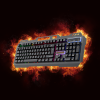 Ge din gamingstation mer färg och prestanda med detta fullstora gamingtangentbord som kombinerar regnbågsbelysning med en slitstark metallplatta. Utformat för gamers som vill ha pålitlig funktion och en kraftfull gamingdesign erbjuder tangentbordet respon
