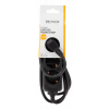 DELTACO outlet 3xCEE 7/3 1xCEE 7/7 1,5m black GT-0320