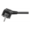 DELTACO outlet 4xCEE 7/3 1xCEE 7/7 1,5m black GT-0420