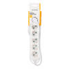 DELTACO outlet 6xCEE 7/3 1xCEE 7/7 1,5m white GT-0600