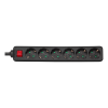 DELTACO outlet 6xCEE 7/3 1xCEE 7/7 switch 5m black GT-0662