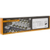 DELTACO Grenuttag, 8xCEE 7/4, 1xCEE 7/7, brytare, 3m kabel, svart