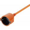 DELTACO Extension cord IP20 H05VV-F 3G1.5 20M, orange color GT-979