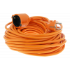 DELTACO Extension cord IP20 H05VV-F 3G1.5 20M, orange color GT-979