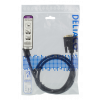 DELTACO HDMI till DVI-kabel, 1m, Full HD, svart HDMI-110D