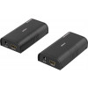 DELTACO Ethernet HDMI-förlängare, 120 meter i 1080P med Cat6, svart
