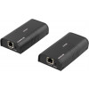 DELTACO Ethernet HDMI-förlängare, 120 meter i 1080P med Cat6, svart