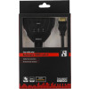DELTACO HDMI Pigtail Switch, auto/manu HDMI-switch, tre till en, sv