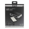 DELTACO PRIME 5-ports HDMI-switch, IR-fjärr, Ultra HD i 60Hz, svart HDMI-7027