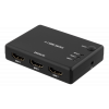 DELTACO HDMI-Switch, 3 ingångar till 1 utgång, 4K i 60Hz, 7.1 , svart HDMI-7042