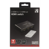 DELTACO HDMI-Switch, 3 ingångar till 1 utgång, 4K i 60Hz, 7.1 , svart HDMI-7042