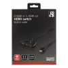 DELTACO HDMI-Switch, 3 ingångar till 1 utgång, 4K i 60Hz, 7.1, svart HDMI-7044