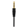 DELTACO headset, sluten, 32 Ohm, 1x3,5mm 4-pin, 1,8m, svart/röd