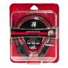 DELTACO headset, sluten, 32 Ohm, 1x3,5mm 4-pin, 1,8m, svart/röd