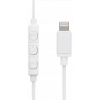 STREETZ in-ear Lightning headset, MFi, volume control, remote, white HL-390