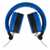 STREETZ Vikbart on-ear BT headset, 3.5 mm, blå HL-BT401