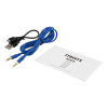 STREETZ Vikbart on-ear BT headset, 3.5 mm, blå HL-BT401