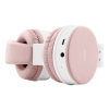 STREETZ Vikbart on-ear BT headset, 3.5 mm, rosa HL-BT402