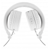 STREETZ Vikbart on-ear BT headset, 3.5 mm, vit HL-BT403