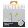 STREETZ In-ear hörlurar med mikrofon, media/svarsknapp, 3.5 mm, trasse HL-W105